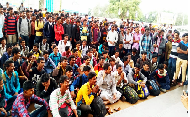 rail protest