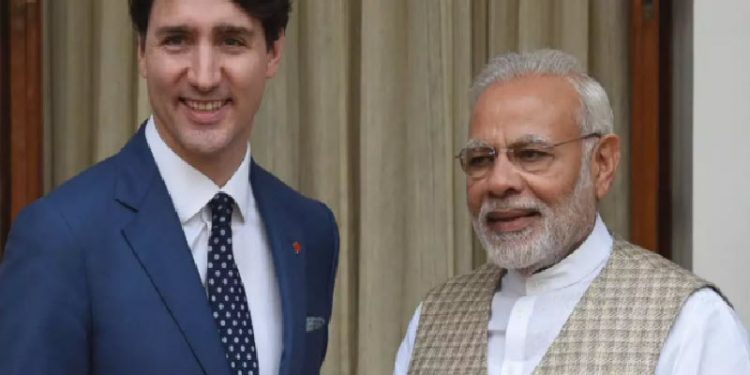 canada pm with modi