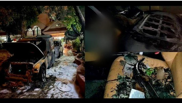 sathish reddy car fire1