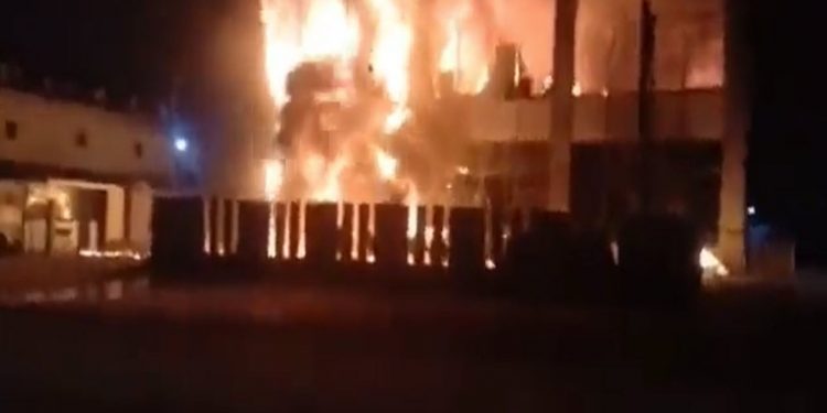 at-least-40-bmw-cars-charred-in-navi-mumbai-godown-fire