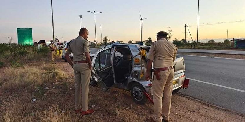 davanagere accident