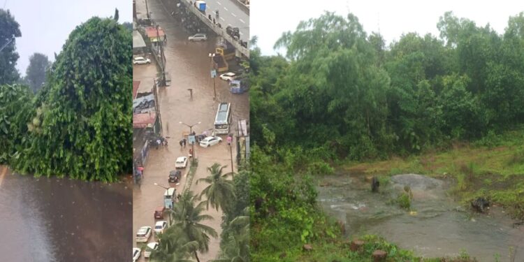 Heavy rain pounds Karnataka coast