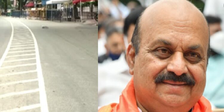 bengaluru-roads-basavaraj bommai house road rt nagara bbmp plan to white topping