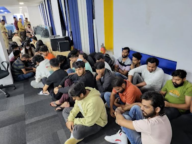 fake call center in bangalore3