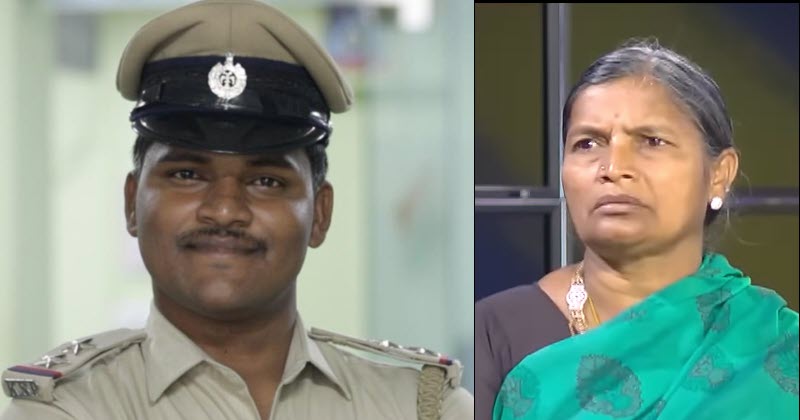 psi shanthappa with mother