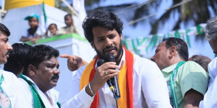 nikhil kumaraswamy Karnataka polls Nikhil to contest from Ramanagara
