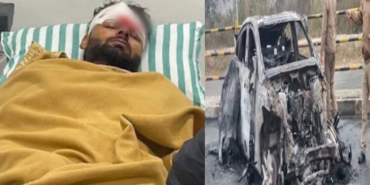 Rishabh pant car accident near-roorkee-details-inside